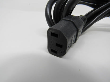 Standard-Power-Cord-Black-Length-ft-CEE-IEC-C13-374 6