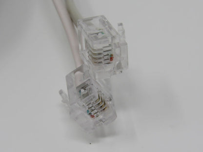 Standard-Set-Of-2-Phone-Cords-Cable-Length-25-ft-RJ-11-432 7