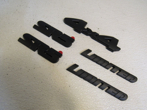 Standard-Toyota-Tacoma-2018-SR5-Limited-4x4-Truck-Decals-Lot-of-5-Black-644 1