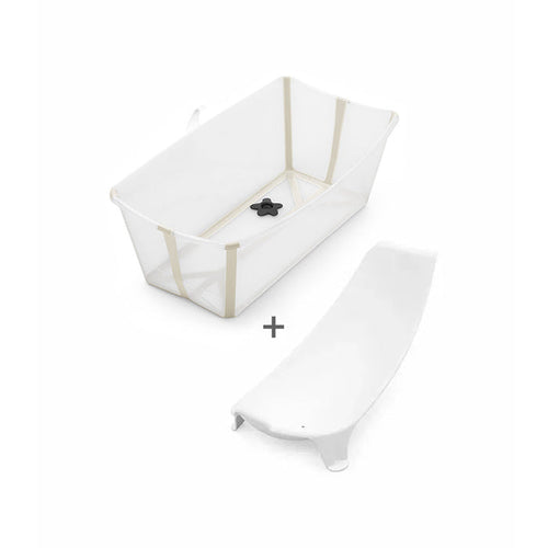 Stokke - Flexi Bath® Bundle Tub with Newborn Support (Sandy Beige, Gift Box)