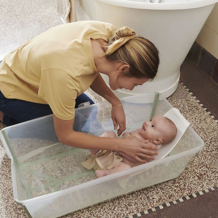 Stokke - Flexi Bath® Bundle Tub with Newborn Support XL (Sand Beige, Gift Box)