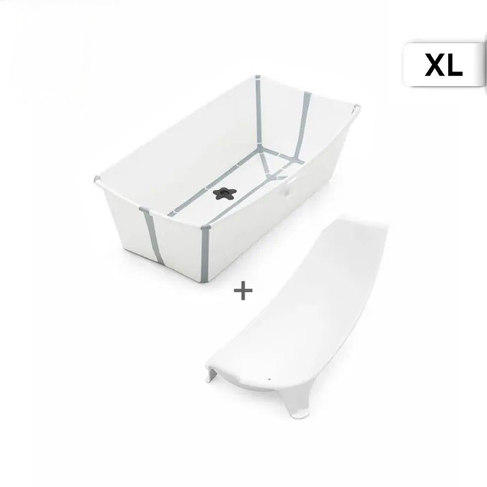 Stokke - Flexi Bath® Bundle Tub with Newborn Support XL (White, Gift Box)