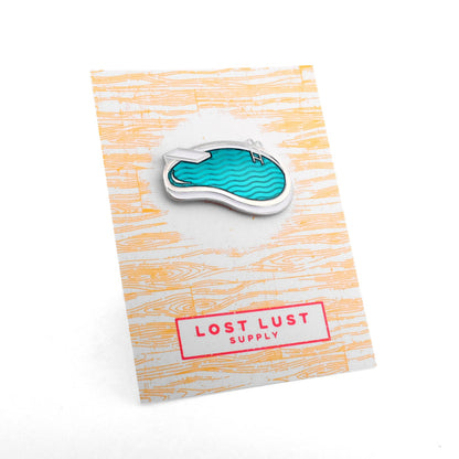 Swimming Pool Hard Enamel Pin