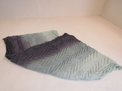 Target-Scarf-34-Green-Grey-Infinity-Metallic-Acrylic-Female-372 2