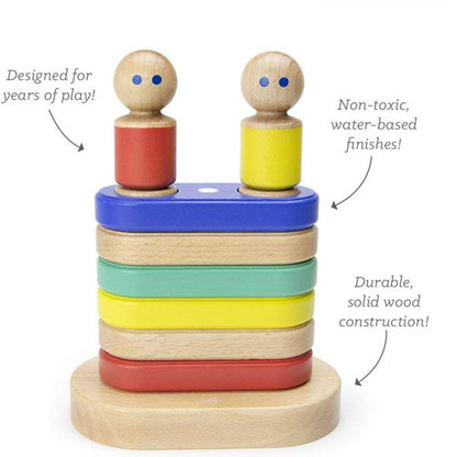 Tegu Magnetic Floating Stacker Building Block Set - Big Top Learning