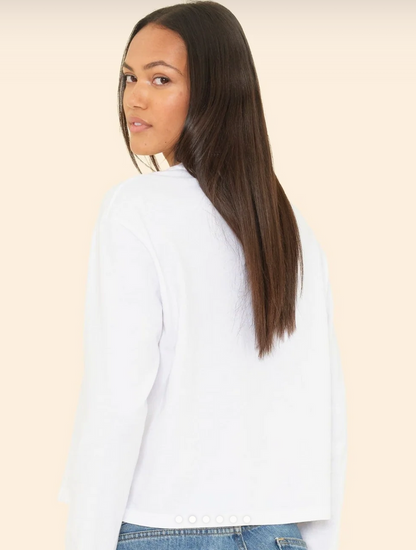 TERRANCE TEE IN WHITE