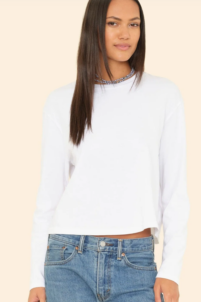 TERRANCE TEE IN WHITE