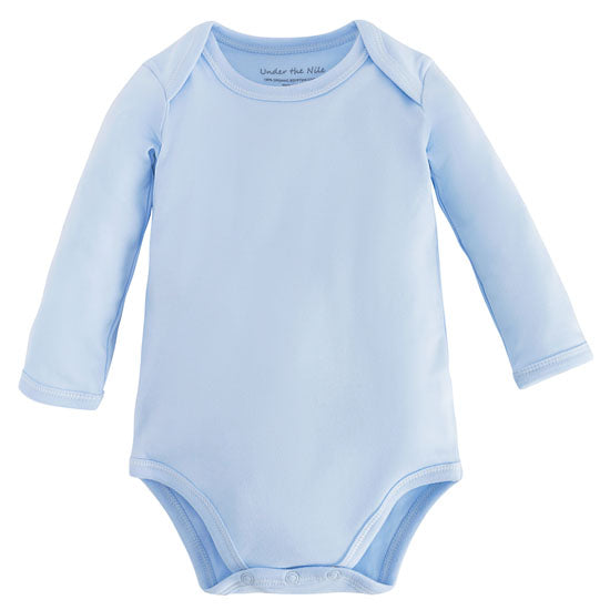 Under the Nile L/S Lap Shoulder Babybody - Blue_thumb1