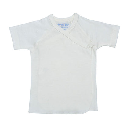 Under The Nile Short Sleeve T-Shirt - Off White - 3-6 Months-1