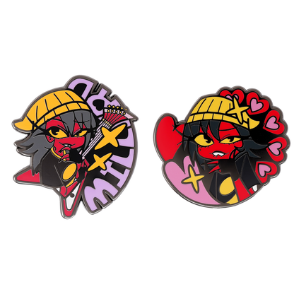 Unhappy Campers - Millerd - 2 Pin Set *LIMITED STOCK*