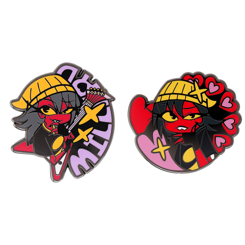 Unhappy Campers - Millerd - 2 Pin Set *LIMITED STOCK*