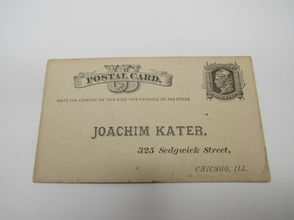 USPS-Scott-UX5-Antique-1c-Black-On-Buff-Unused-Liberty-Head-F-(Fair)-Postal-704 3