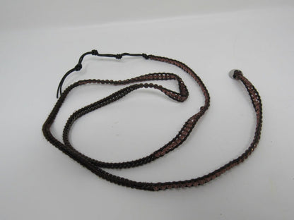Victoria-Emerson-Wrap-Bracelet-Light-Pinkish-Brown-Beads-Female-Adult-612 2