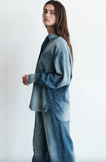 WASHED CHAMBRAY SHIRT