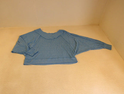 We-The-Free-Oversized-Lightweight-Sweater-Turquoise-Female-Adult-Size-S-Solid-348 5
