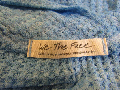 We-The-Free-Oversized-Lightweight-Sweater-Turquoise-Female-Adult-Size-S-Solid-348 6