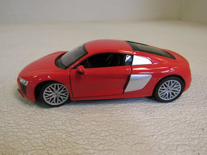Welly-Audi-R8-V10-Model-Car-Red-Scale-Doors-and-Back-Open-EXCITE39720290-868 3