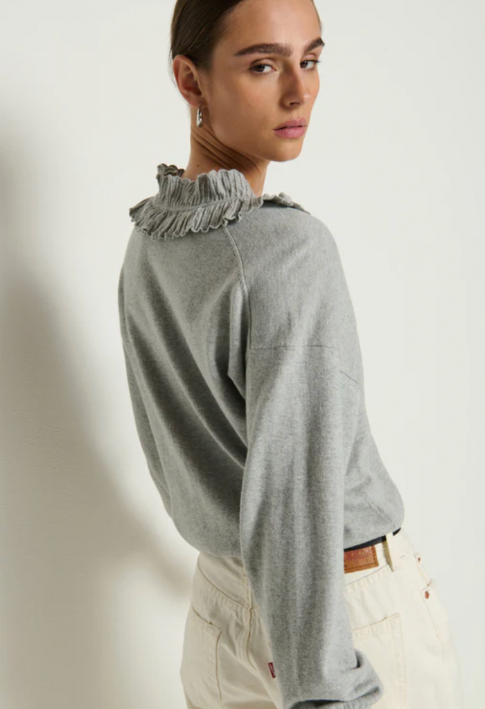 WINONA SWEATER IN HEATHER GREY