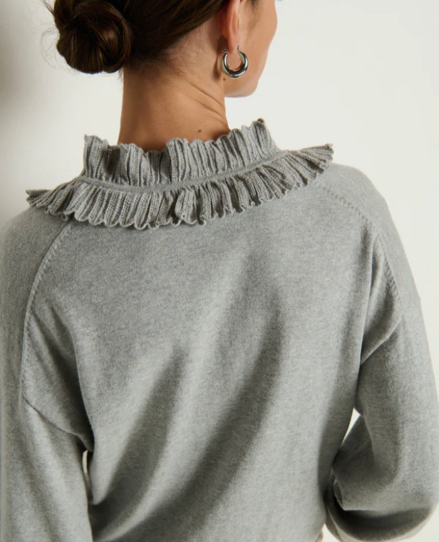 WINONA SWEATER IN HEATHER GREY