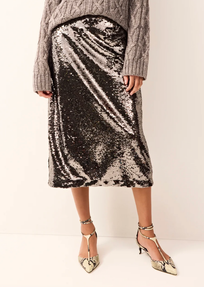 WRAY SKIRT IN PLATINUM