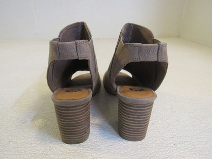 Yellow-Box-Modesty-Open-Toe-Ankle-Booties-Strap-Sandal-Female-Adult-Size-8-Solid-440 5