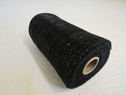 YYCraft-Mesh-Ribbon-6-in-x-30-ft-Black-870 1