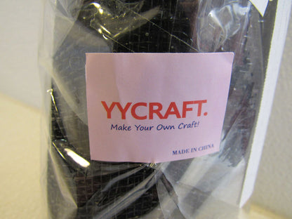 YYCraft-Mesh-Ribbon-6-in-x-30-ft-Black-870 6