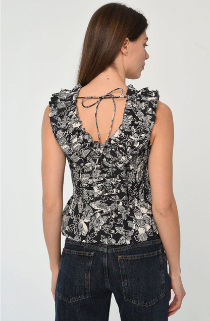 ZEPHYR TOP IN MOONLIT FLORAL