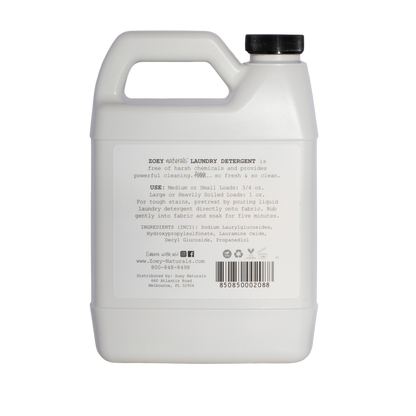 Zoet Naturals Free & Clean Laundry Detergent | Fragrance Free for Sensitive Skin, Plant Based